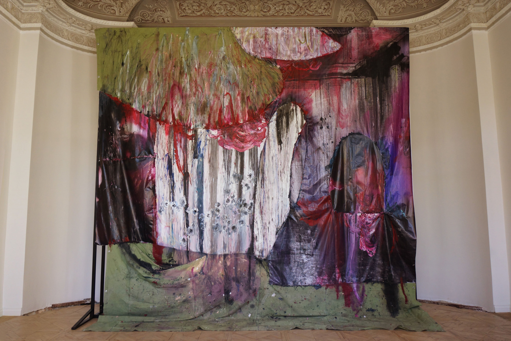 Ipatyev’s Room, 2019. From the personal show Red Garden at the Szena gallery, Moscow