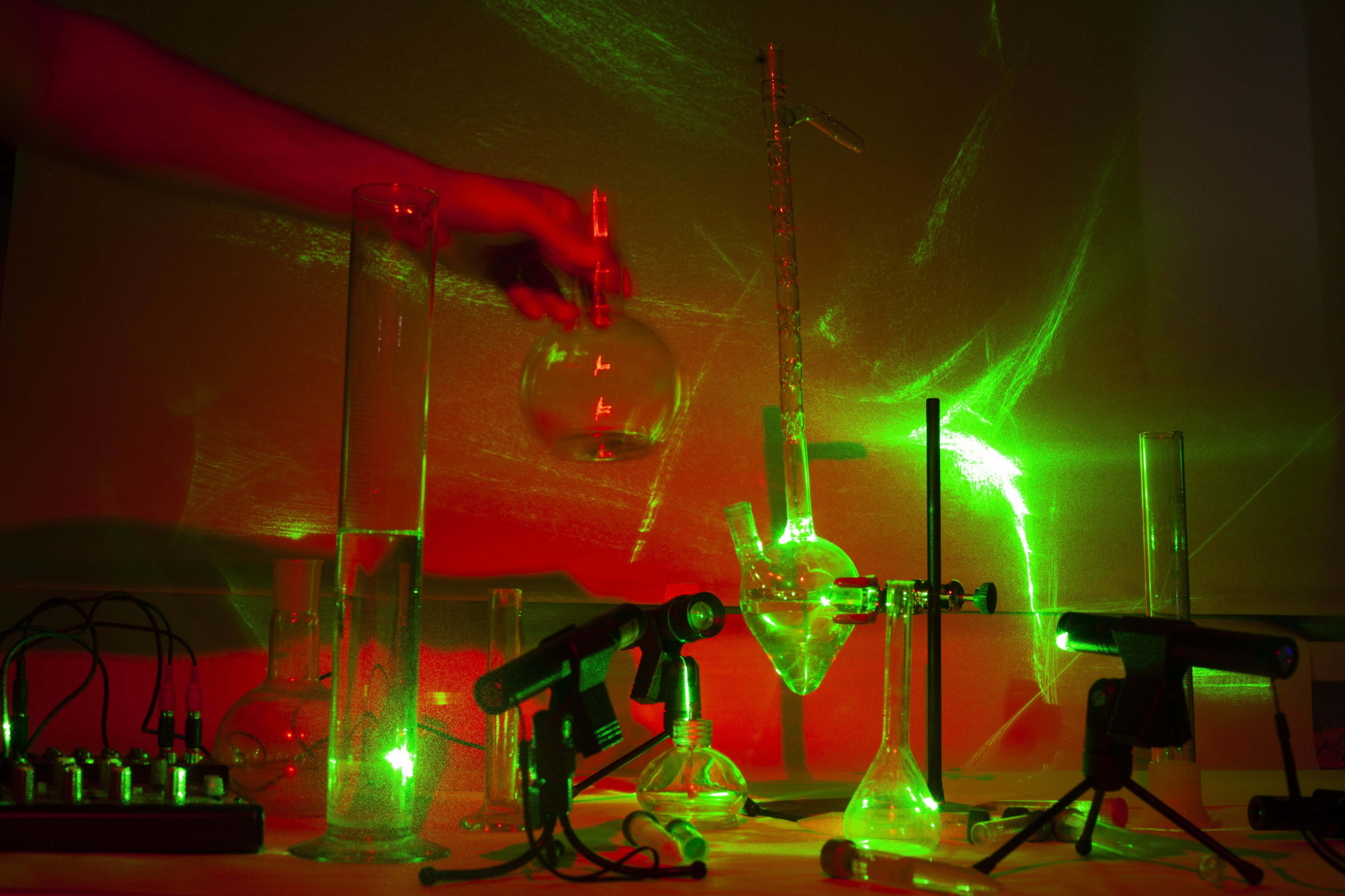 Water Is Water, 2019-2020. A part of the urban chemical landscape is scanned through a device based on an invention by Leon Theremin