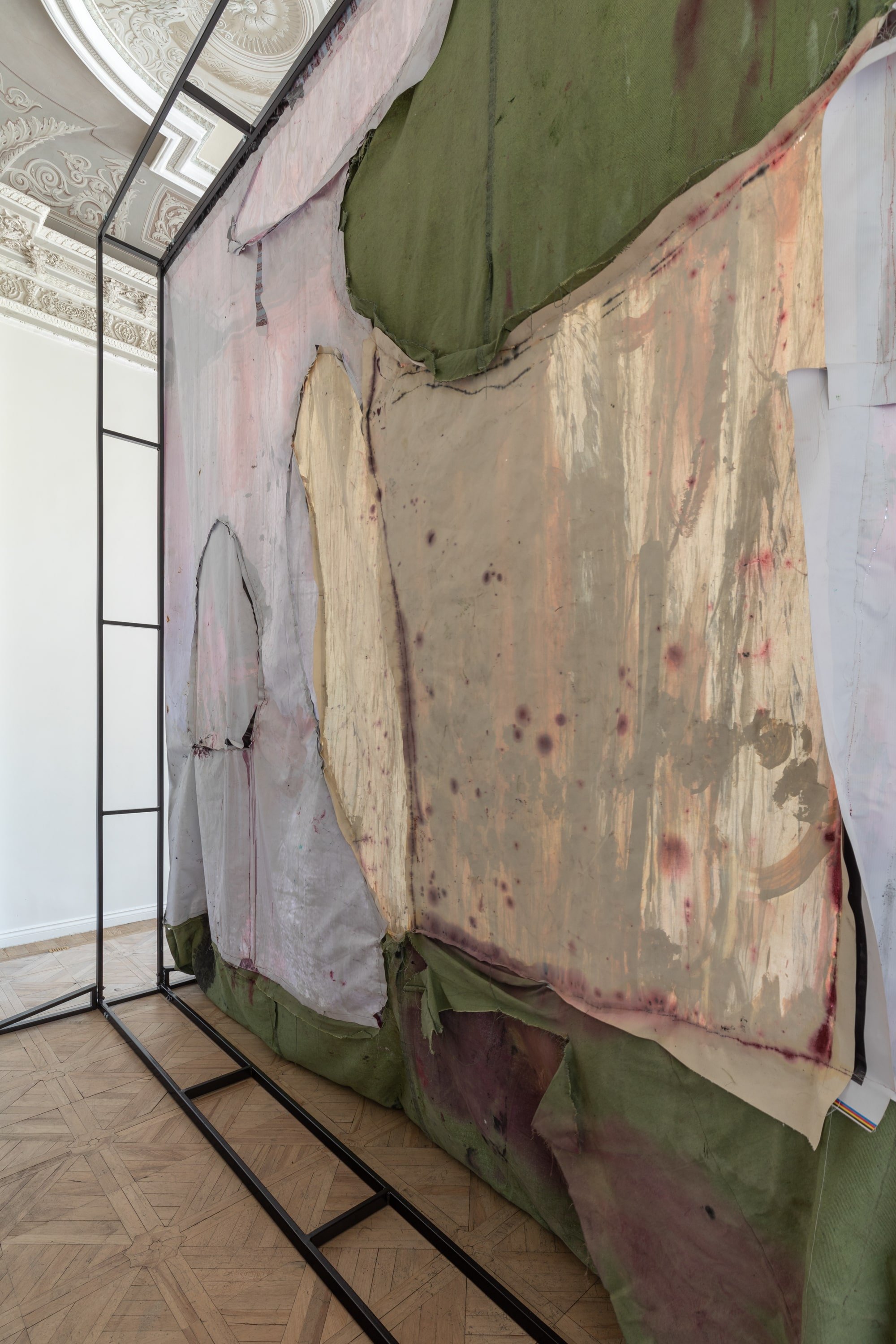 Ipatyev’s Room (back side), 2019. From the personal show Red Garden at the Szena gallery, Moscow