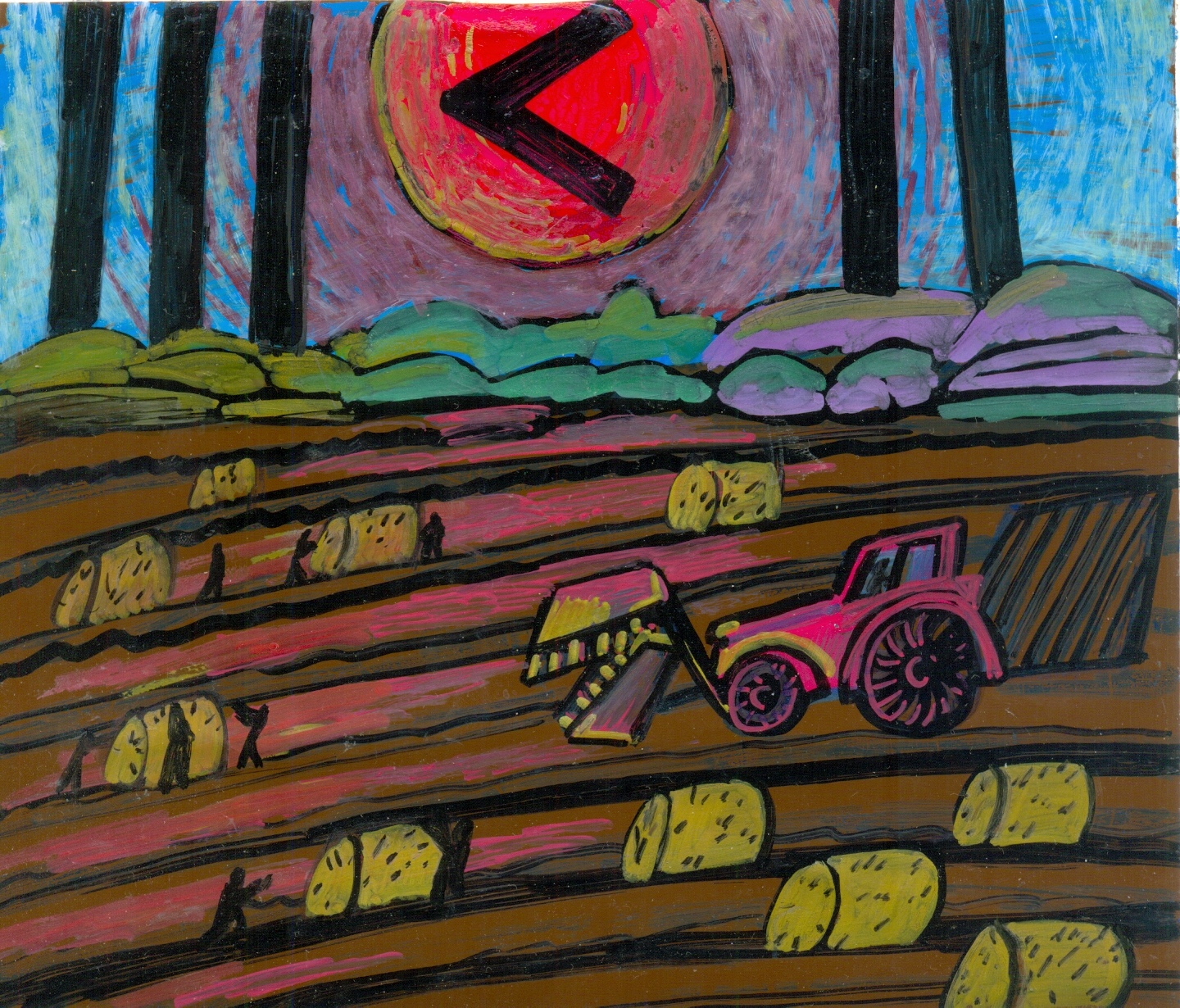 A sticker for the Bankomart project, 2015-ongoing