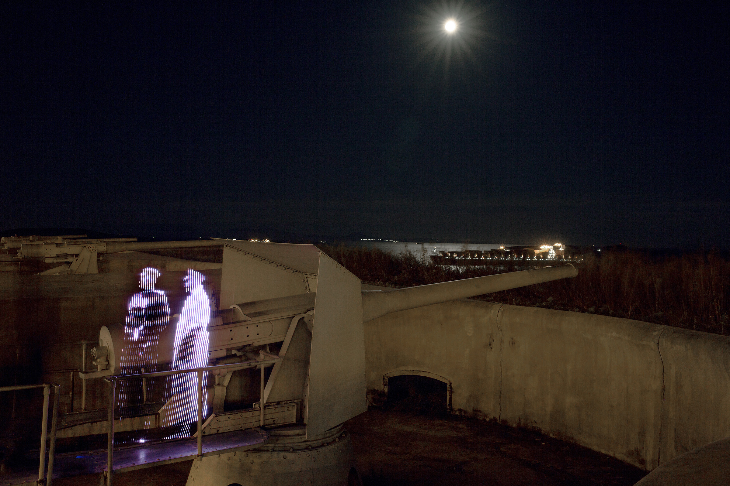 Game Over, 2019. In collaboration with Nikita Podryadov. In this project, the artists recreated historical photographs of people in the Vladivostok fortress, blending the past and the present with the help of modern technologies