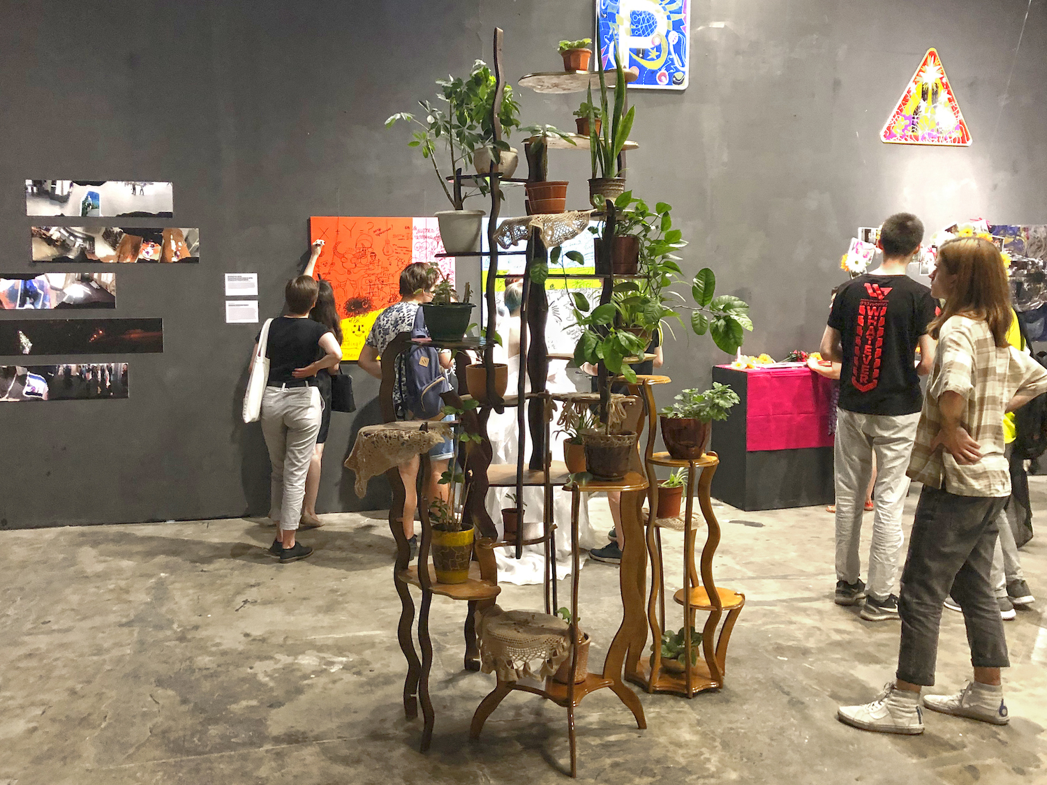 S-system “Tree,” 2019. The project analyses the late-Soviet practice of placing plants in non-residential places