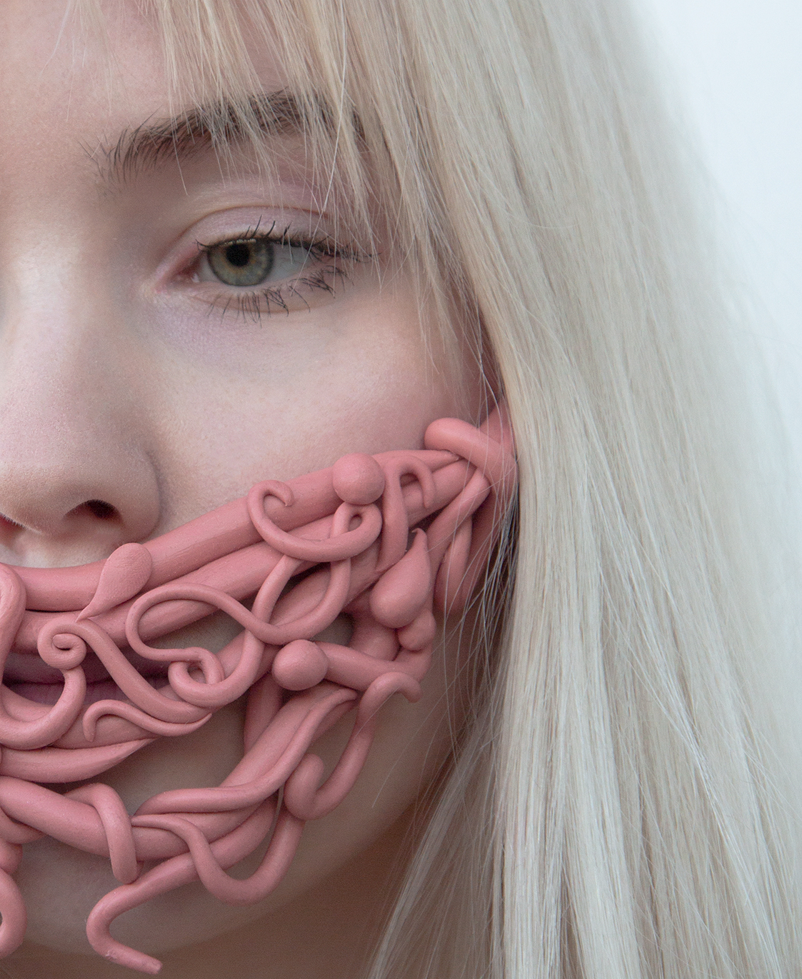 From ADAPTATION NS00, 2020. The artist is interested in visualisation of thought process and neural sculpture