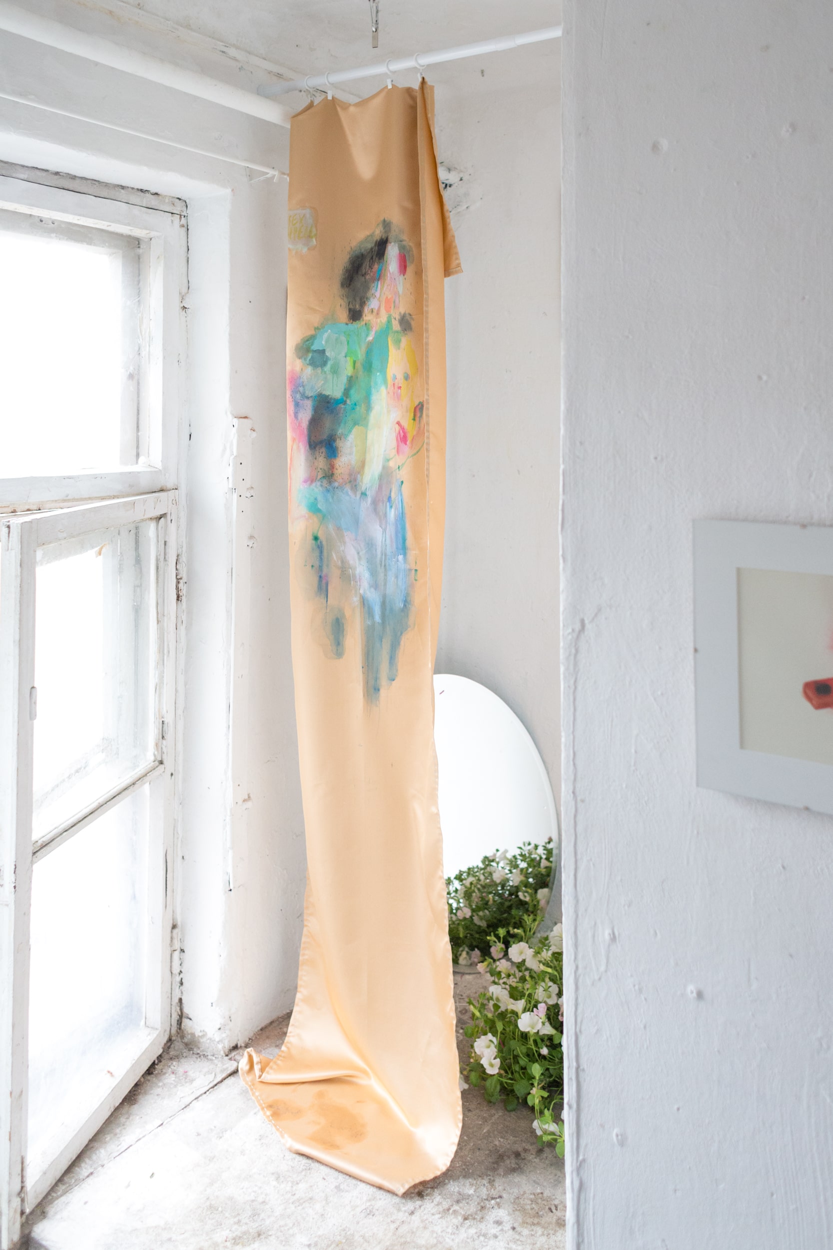 Shelter, solo show at FFTN Gallery, St Petersburg, 2019. Curator: Alexandra Generalova
