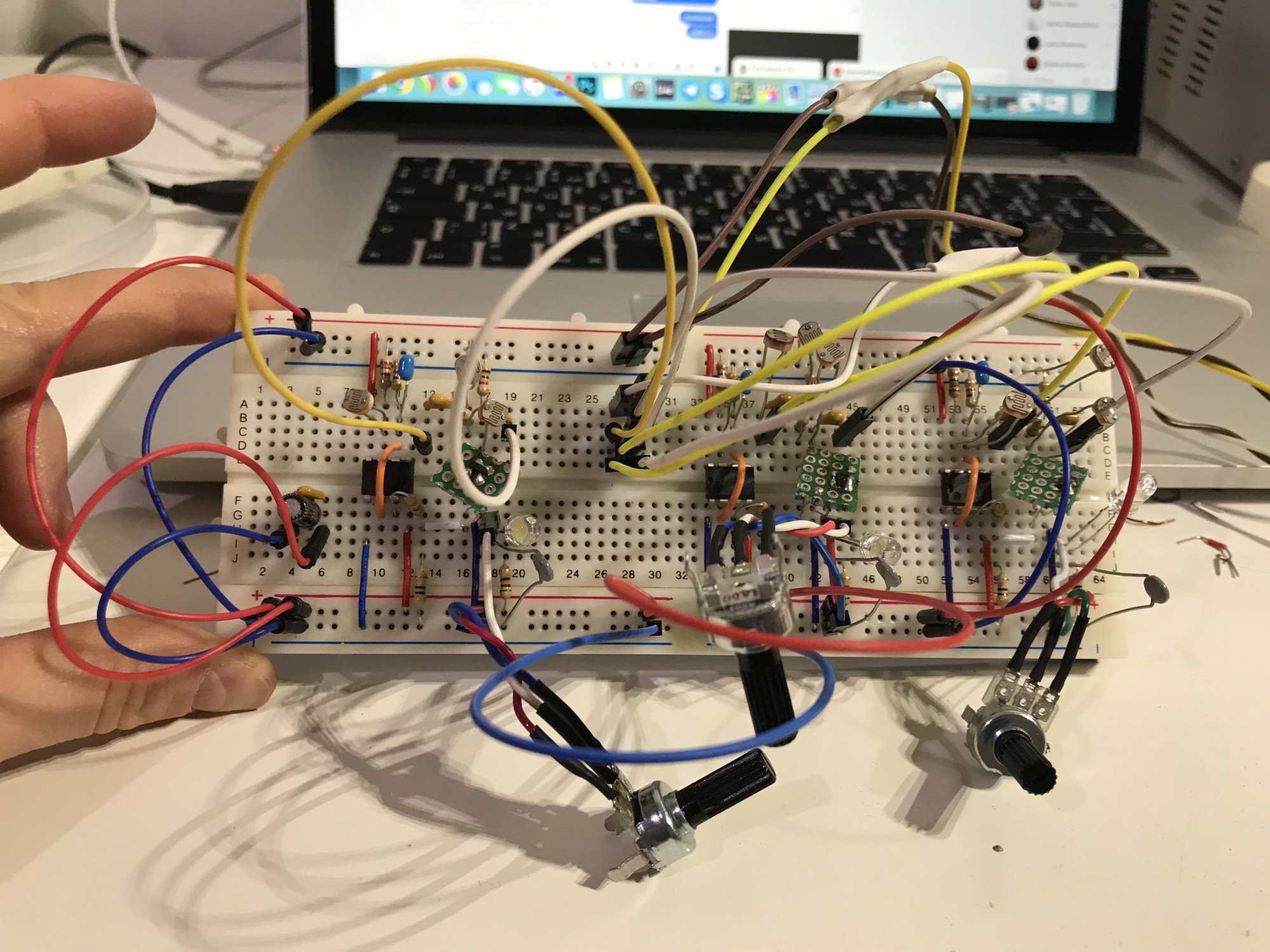 Scheduled Randomness, 2020. This project explores the role of mistake and improvisation in the artistic process through a device called a chemical synthesiser