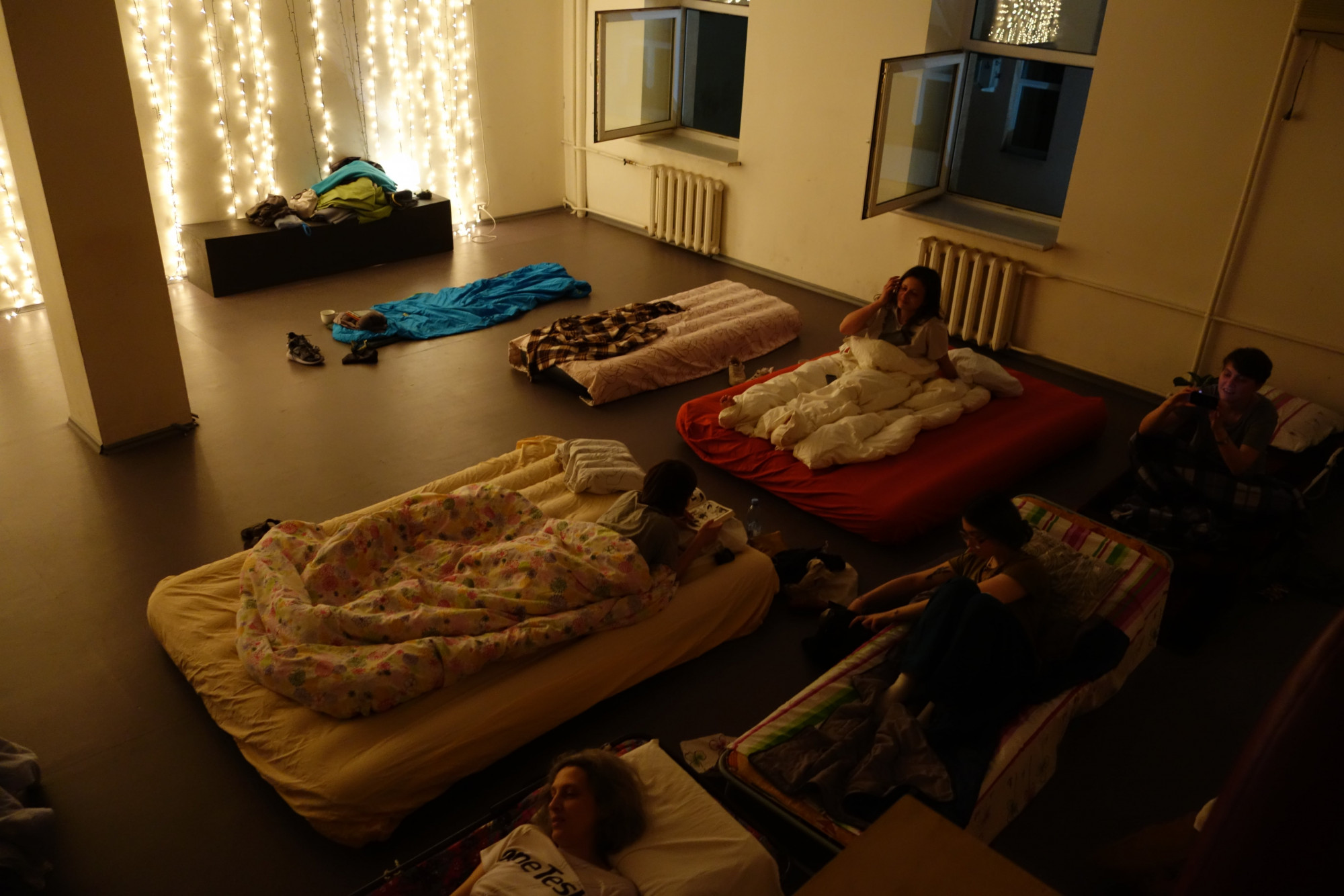 Night of Sleep, 2015. Curated by Vika Marchenkova. Perspective Centre, Moscow