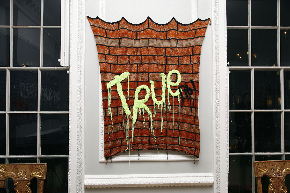 Fish Are Mute, 2015. Similarly, the word “true” becomes the Russian word for “dead bodies”