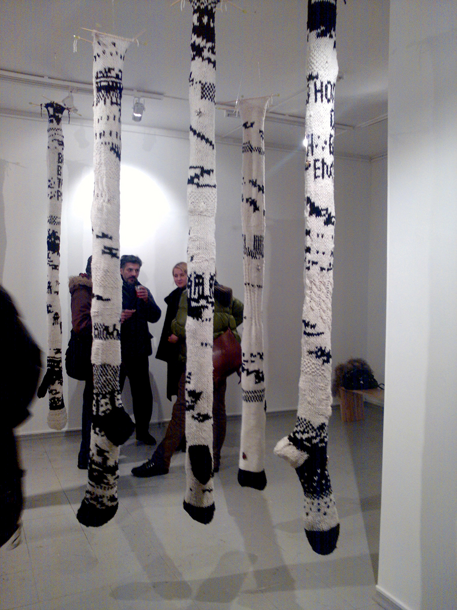 More than a True Story, 2011. This way of encoding information is reminiscent of Native American quipu—recording devices made of string