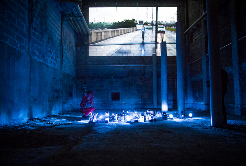 To Hear With Eyes, re-enactment of the performance Augenmusik, Palais de Tokyo, Paris 2018. Image: Arnaud Leclercq