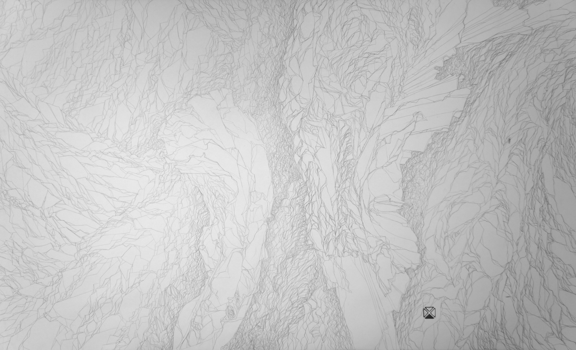 Kami no Yama (Paper Mountain), 2014. Solo exhibition at the Nakamoto Seiji Museum of Contemporary Art, Sendai, Japan