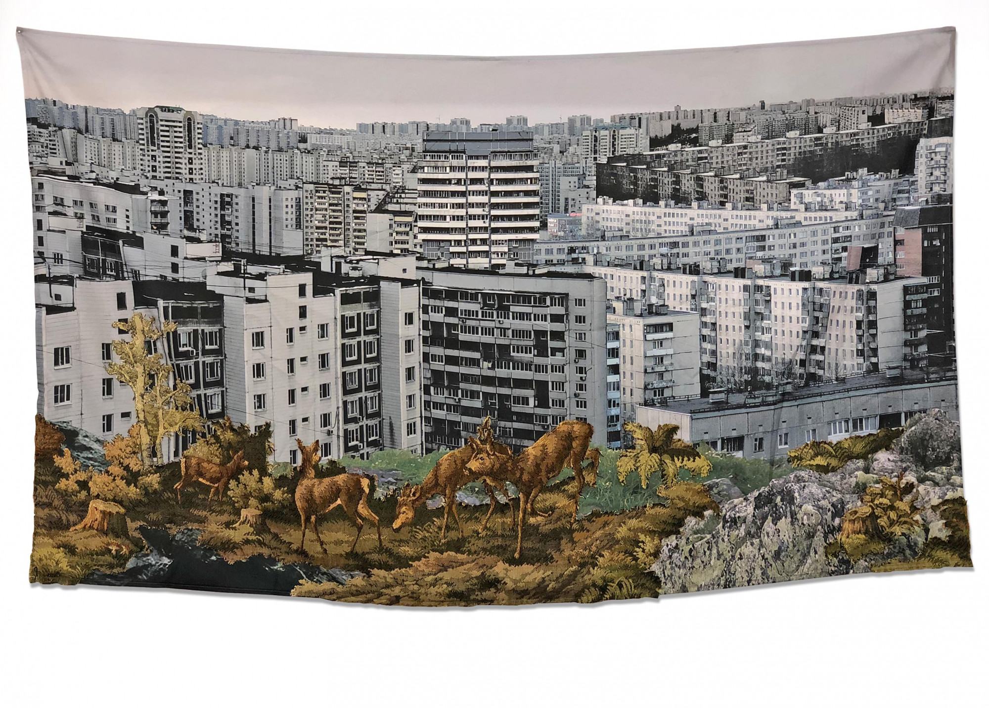 Augmented Reality, 2019. In this series, the artist explores the divide between the natural and the artificial through highlighting the contrast between the two