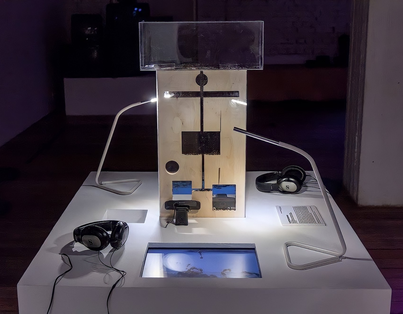Plastifique Biofarm, 2015. The movements of ants were converted into the interactive sound installation