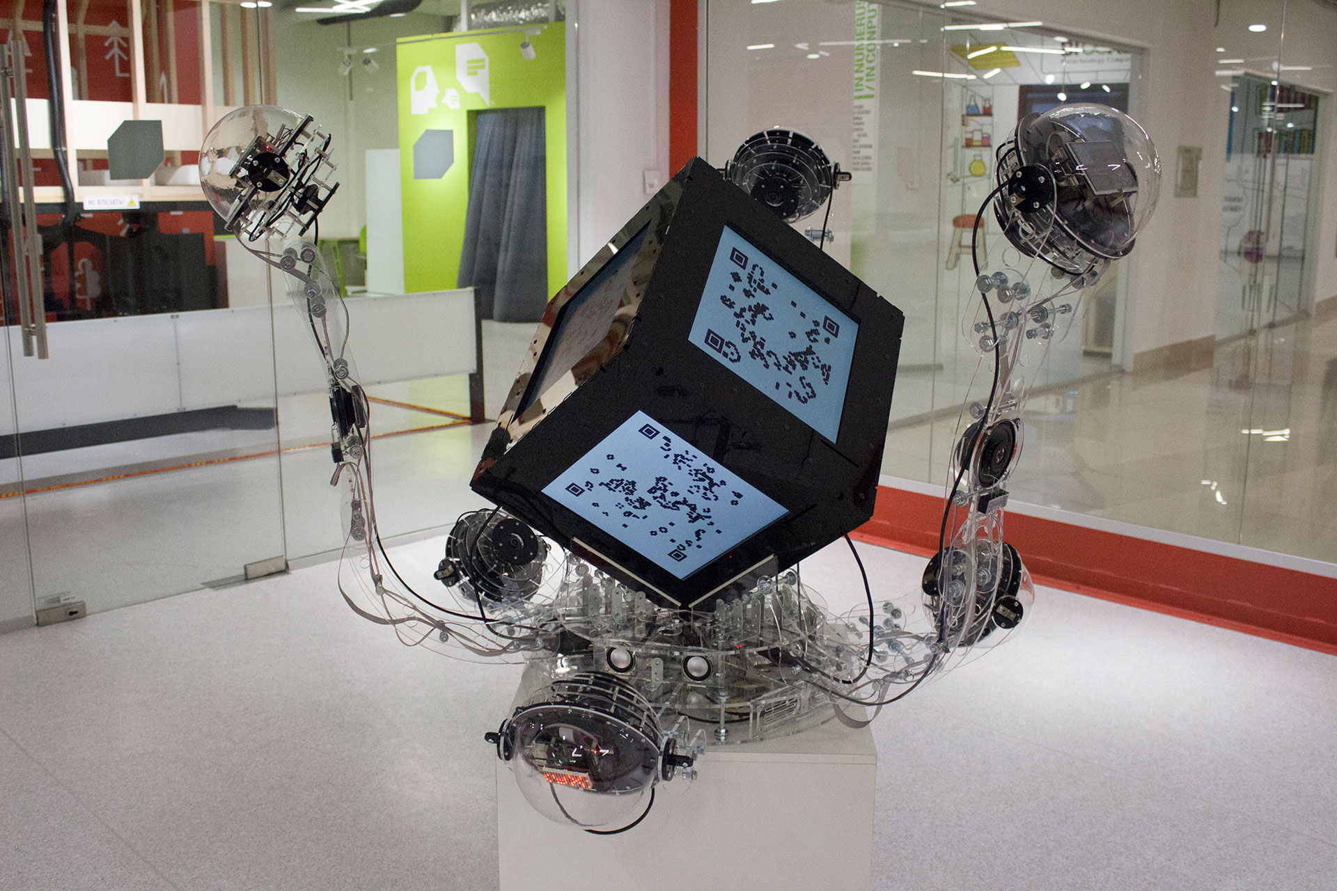 Data Hatcher, 2019. This machine estimates the viability of digital microlife through microbiological plating 