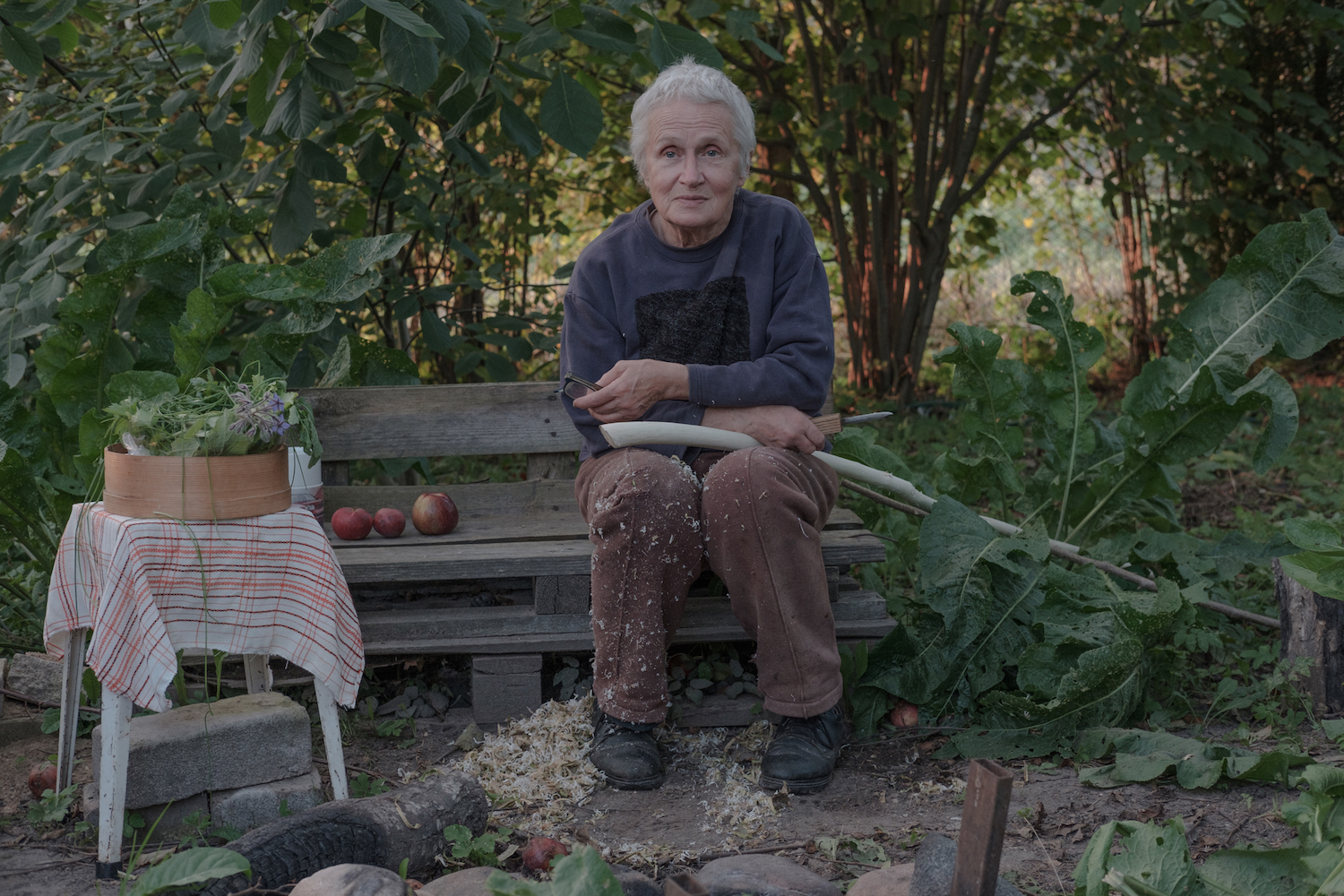 Baginskaya, 2020. Nina Baginskaya is a famous long-time activist, often called “mother of the Belarusian revolution”