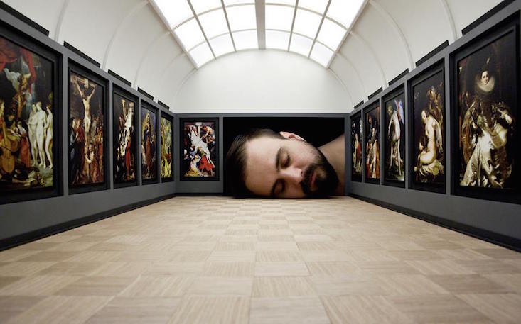 Put Your Head into Gallery , 2015/16, Tezi Gabunia