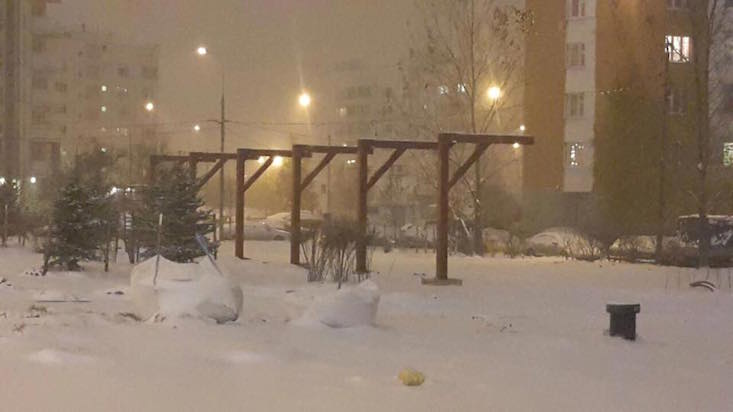 Moscow residents spooked by positively medieval playground gallows