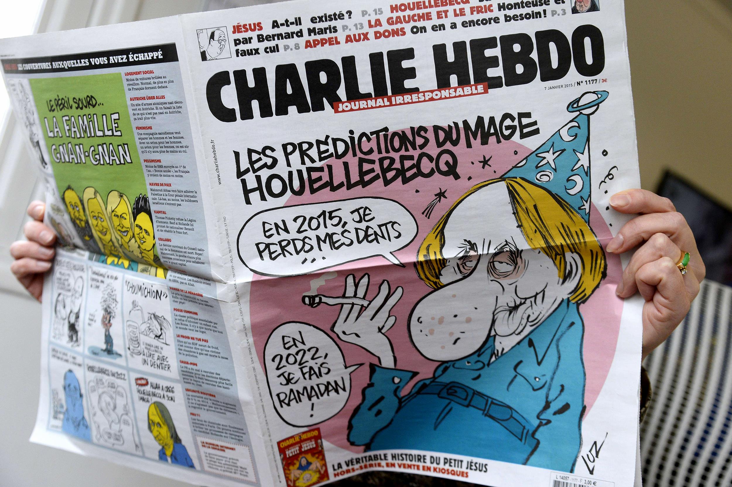 Russian media publishing Charlie Hebdo cartoons will be blacklisted, says watchdog