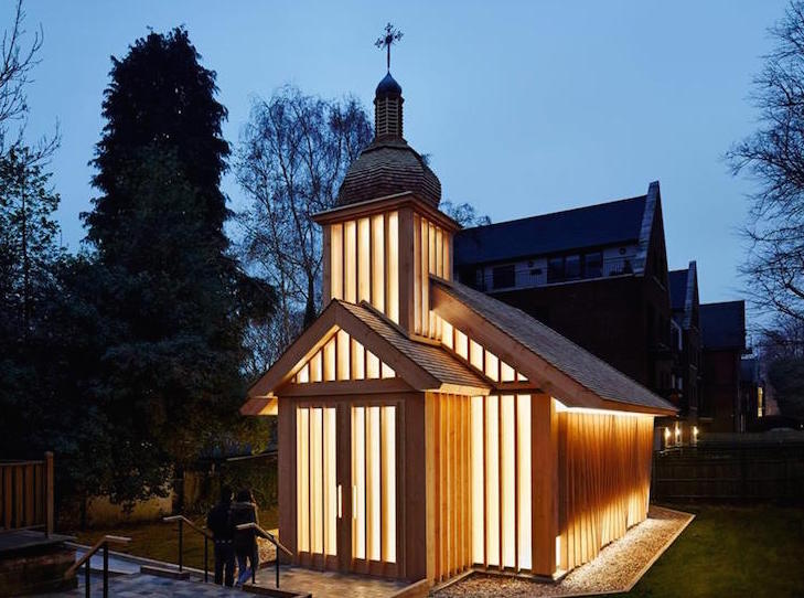 London's wooden Belarusian chapel commemorates Chernobyl victims