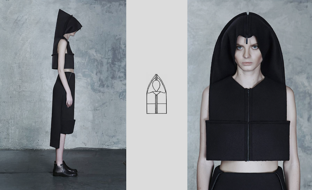 Ukrainian conceptual wear brand DZHUS releases new lookbook