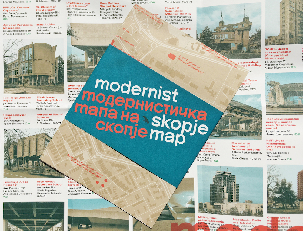 The Modernist Skopje Map. Image: Blue Crow Media