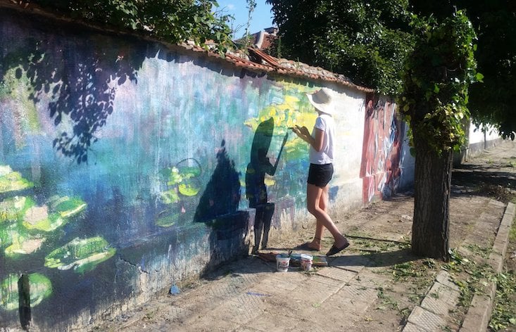 These street artists are turning a Bulgarian village into an open air gallery