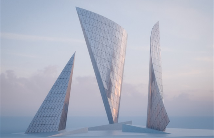 Check out the monument blending Soviet nostalgia with space age aesthetics