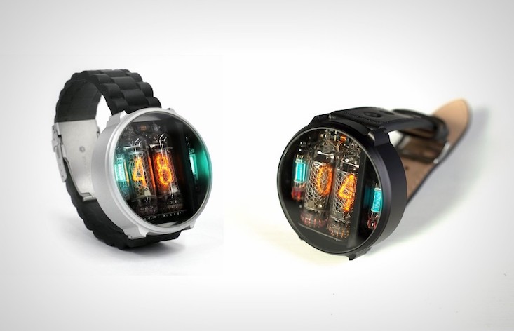 It's time to go retro with these steampunk-style Nixie tube watches