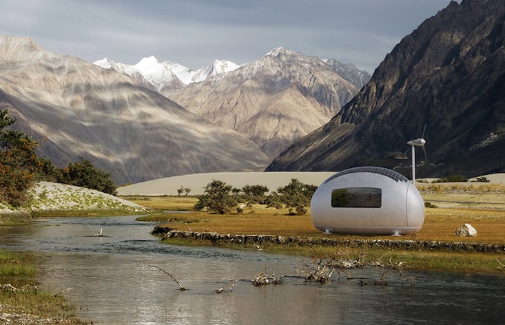 Go off-grid with these futuristic eco-cabins from Slovakia