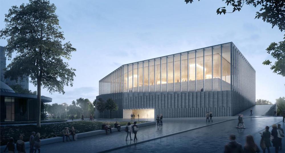 Designs for the new museum. Image: Kleihues + Kleihues