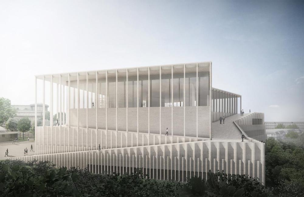 Designs for the new museum. Image: Kleihues + Kleihues