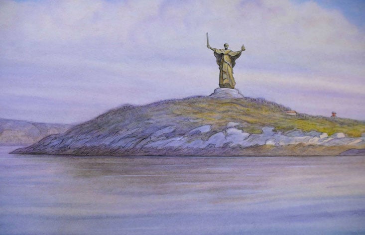 Russia is planning a colossal new statue for this remote Arctic island