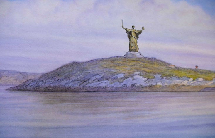 Russia is planning a colossal new statue for this remote Arctic island