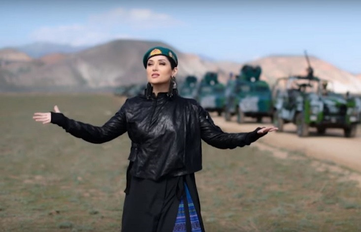 Azerbaijan border police have released a music video