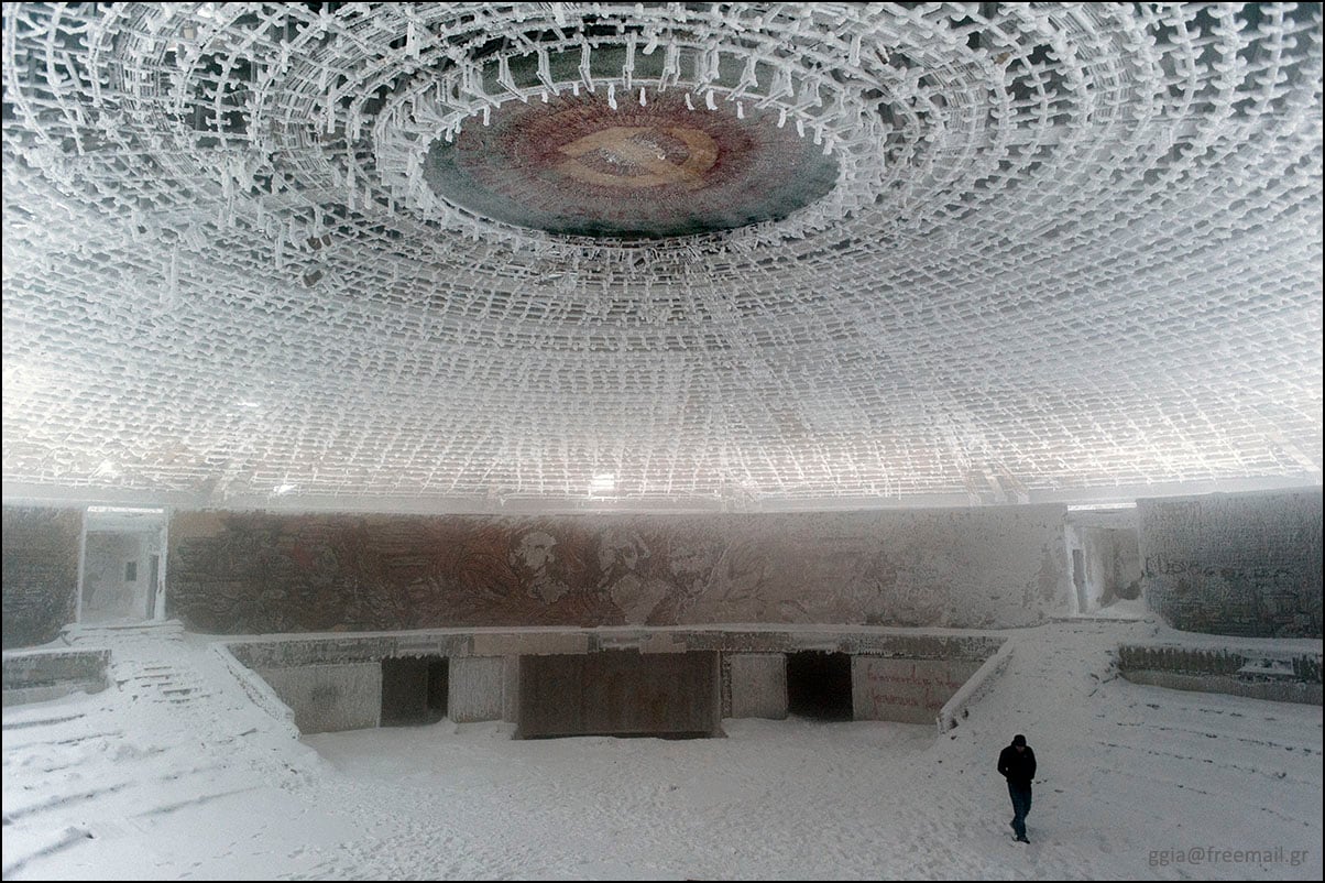 Bulgaria's Buzludzha monument opens its doors for the first time in 8 years