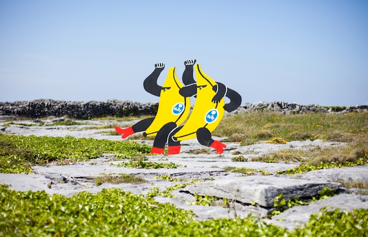 This Lithuanian artist is taking over a tiny Irish island with colourful cartoons sculptures
