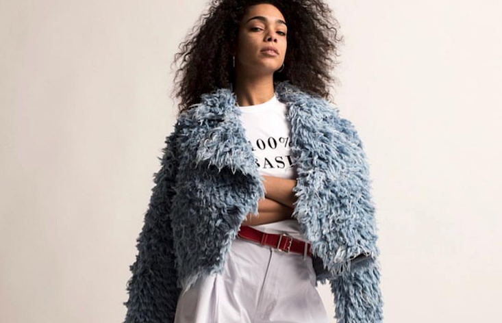 Denim fur coats are now a thing thanks to Ukraine's Ksenia Schnaider
