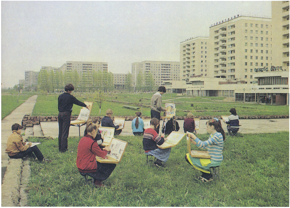 Children’s art class, 198. Novopolotsk, Byelorussian SSR
