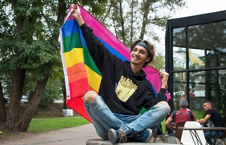 Lithuanian artist launches LGBT rainbow flashmob after arson attack
