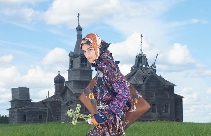 Vogue Italia transforms remote Russian village for high fashion photo shoot