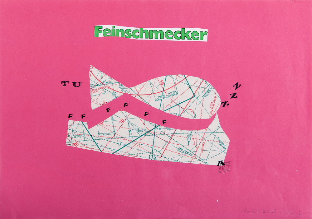 Katalin Ladik, Feinschmecker (1975). Image: Csaba Aknay. Courtesy of the artist and acb Gallery