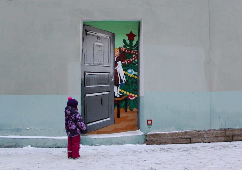 Why is this award-winning St Petersburg street art causing a stir in Kazakhstan?