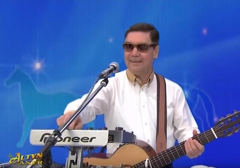 Turkmenistan’s president performs self-penned musical ode to his favourite horse