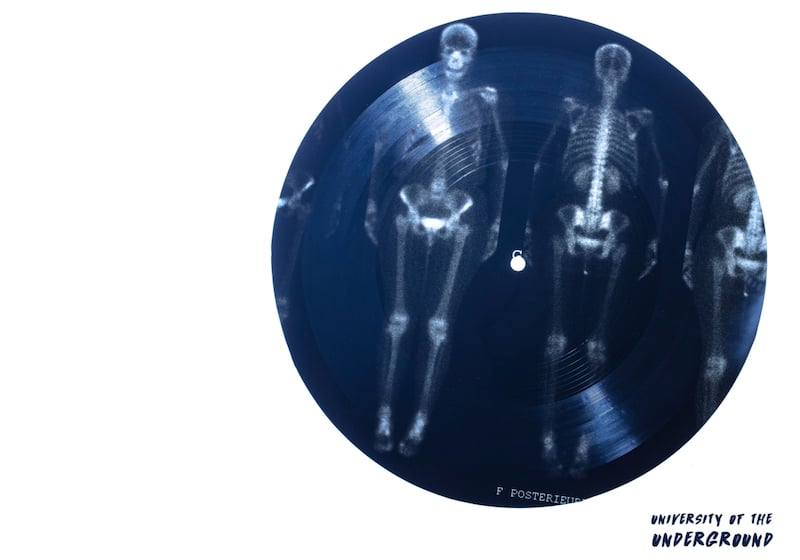 These artists are protesting against censorship with subversive, Soviet-style X-ray vinyls