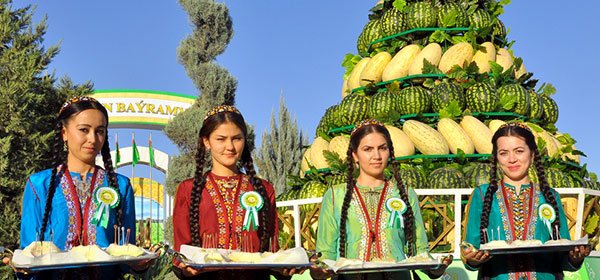 Turkmenistan parties for Melon Day