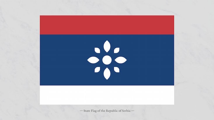 Proposed flag. Image: Vladan Pavlović