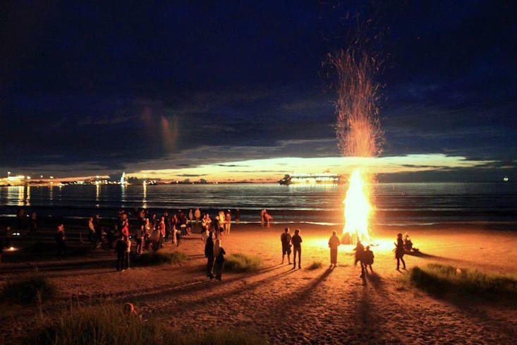 Hundreds of bonfires to light up Baltic coastline
