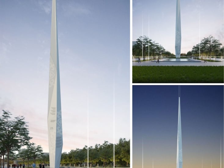Design of Kazakh independence anniversary monument revealed