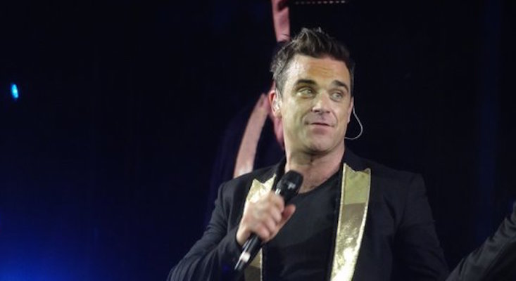 Robbie Williams sparks uproar in Uzbekistan by flashing underwear onstage