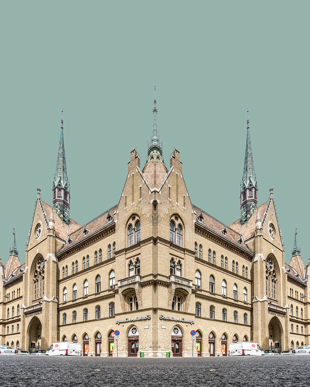 From Zsolt Hlinka's  Corner Symmetry  series.