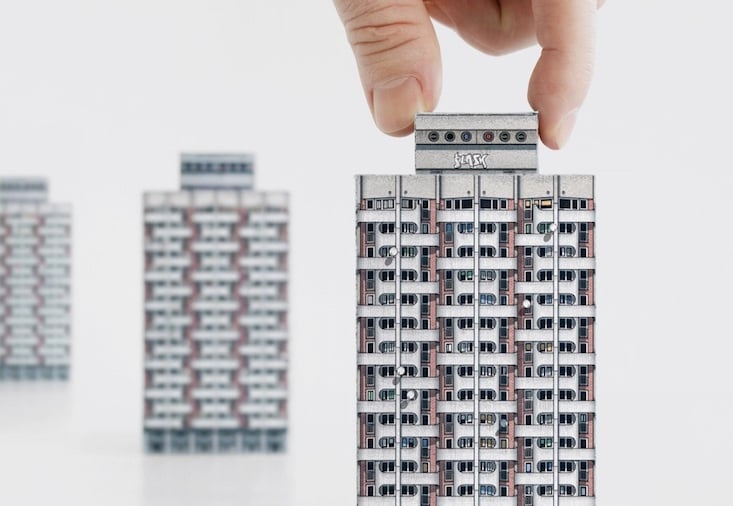 Brutal east: studio Zupagrafika launches post-war architecture paper cut-outs